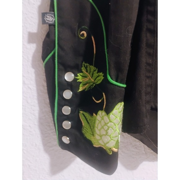 Vintage Rockmount Western Shirt Great Divide Brewing Hops Ranch Wear Medium HTF - Picture 4 of 9